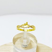 黃金女戒指 蝴蝶結 9999純黃金戒指 | 晶漾金飾鑽石JingYang Jewelry 歷史價格詳細信息