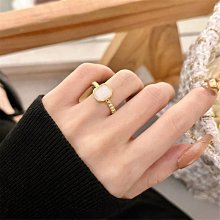 戒指時尚小眾設計笑臉花邊純銀戒指年新款潮簡約個性食指戒手飾潮 歷史價格詳細信息