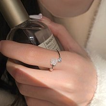 玫瑰公約純銀戒指女原創小眾設計冷淡風高級感食指開口戒不掉色 歷史價格詳細信息