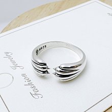 純銀 925 銀 韓版 打結 扭轉 麻花 戒指 戒圍 戒子 女生 女款 簡約 亮面 素雅 F52 捲捲-鴻運飾品 歷史價格詳細信息