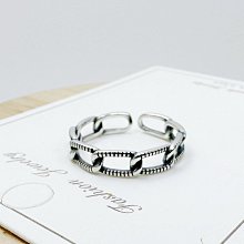 純銀 925 銀 鍊條 鎖鏈 圈圈 戒指 戒圍 戒子 女生 女款 男生 素銀 足銀 silver-鴻運飾品 歷史價格詳細信息