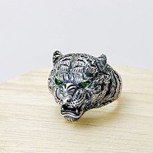 純銀 925 銀 綠 鋯石 葉子 硫化 蘇聯鑽 方鑽 戒指 戒圍 戒子 女生 女款 深綠 yf53 綠色-鴻運飾品 歷史價格詳細信息