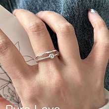 S925純銀線條戒指女簡約個性冷淡風指環潮流時尚百搭高級感食指戒-哈囉好物 歷史價格詳細信息