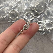 豬鼻子戒指女小眾設計ins高級感純銀925素圈不掉色食指環百搭戒子-鴻運飾品 歷史價格詳細信息