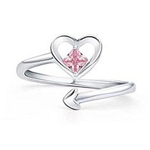 愛心戒指 心形寬面戒子 開口戒指 日韓冷淡風S925純銀戒指女 簡約食指戒 百搭潮人指環 潮流疊戴戒指 情侶對戒-鴻運飾品 歷史價格詳細信息