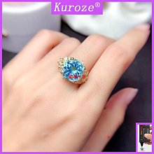 藍托帕石 托帕石 戒指 鑽石刻面 天然 ❤水晶玉石特賣#B473 歷史價格詳細信息