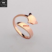 女戒指 時尚  玫瑰金 鋯石 飾品  流行  新潮   OL 仕女 宴會  跑趴 ＜ 玫瑰金時尚造型戒2＞＊鈦幸福之家＊ 歷史價格詳細信息