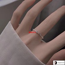 純銀戒指女輕奢冷淡風小眾設計高級感氣質開口食指指環時尚個性 歷史價格詳細信息