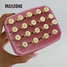 不銹鋼戒指戒指金色韓版時尚霸氣指環光面男士不銹鋼指環簡約風 歷史價格詳細信息