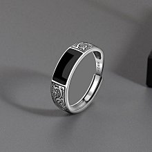 小眾感男士單身戒潮流個性疊戴戒指開口指環復古莫比烏斯男款戒指 歷史價格詳細信息