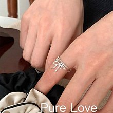 純銀蝴蝶結戒指泰銀復古樹葉小眾設計開口食指戒子足銀指環個性女-鴻運飾品 歷史價格詳細信息