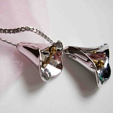 【戴大花2】Vintage古董飾品- 霧金 極致 優雅線條 百合花 珍珠蕊 別針/絲巾夾（大款） #B497 歷史價格詳細信息