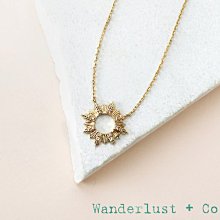 Wanderlust+Co 澳洲品牌 鑲鑽餃子金色項鍊 內鑲Lucky字款 Dumpling Gold 歷史價格詳細信息