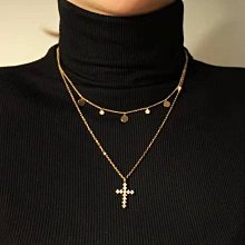 十字架項鍊 簡約百搭時尚 無需保養不會變色 情人節七夕聖誕節生日禮物 歷史價格詳細信息