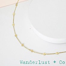 Wanderlust+Co 澳洲品牌 鑲鑽餃子金色項鍊 內鑲Lucky字款 Dumpling Gold 歷史價格詳細信息