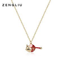 紅色項鏈紅瑪瑙新中式中國風玉石鎖骨鏈平安扣吊墜毛衣鏈媽媽呈祥~晴天 歷史價格詳細信息