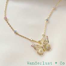 Wanderlust+Co 澳洲品牌 鑲鑽餃子金色項鍊 內鑲Lucky字款 Dumpling Gold 歷史價格詳細信息