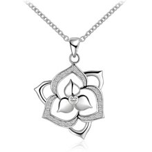 鍍銀項鍊 鑲鑽吊墜-精緻知性亮麗女飾品73ch39[獨家進口][巴黎精品] 歷史價格詳細信息