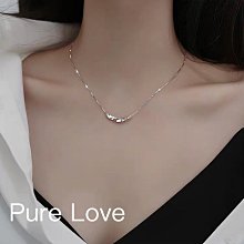 Pure Love樂芙 / 正韓 【N0501】韓系簡約S925純銀鋯石微鑲雪花短項鏈 鎖骨鏈 / 銀 歷史價格詳細信息