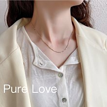 Pure Love樂芙 / 正韓 【N0773】韓系簡約S925純銀U形許願骨所骨鏈 短項鏈 / 銀 歷史價格詳細信息