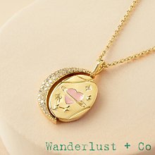 Wanderlust+Co 澳洲品牌 鑲鑽餃子金色項鍊 內鑲Lucky字款 Dumpling Gold 歷史價格詳細信息
