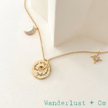 Wanderlust+Co 澳洲品牌 鑲鑽餃子金色項鍊 內鑲Lucky字款 Dumpling Gold 歷史價格詳細信息