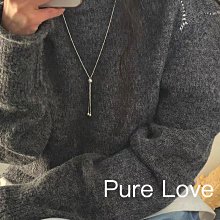Pure Love樂芙 / 正韓 【N0773】韓系簡約S925純銀U形許願骨所骨鏈 短項鏈 / 銀 歷史價格詳細信息