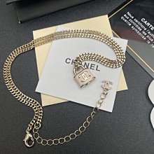 【少女館】新款Ch*el項鏈小香家雙C小方形貝母項鏈氣質鎖骨鏈脖鏈頸鏈吊墜粗項鏈法式choker項鏈首飾 珠寶 飾品WC 歷史價格詳細信息