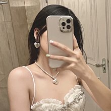 【熱賣精選】愛心珍珠耳環女網紅氣質長款百搭時尚耳飾耳釘耳墜 歷史價格詳細信息