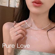 Pure Love樂芙 / 正韓 【N0773】韓系簡約S925純銀U形許願骨所骨鏈 短項鏈 / 銀 歷史價格詳細信息
