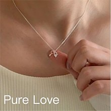 Pure Love樂芙 / 正韓 【N0773】韓系簡約S925純銀U形許願骨所骨鏈 短項鏈 / 銀 歷史價格詳細信息