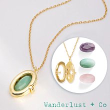 Wanderlust+Co 澳洲品牌 鑲鑽餃子金色項鍊 內鑲Lucky字款 Dumpling Gold 歷史價格詳細信息
