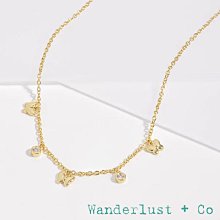 Wanderlust+Co 澳洲品牌 鑲鑽餃子金色項鍊 內鑲Lucky字款 Dumpling Gold 歷史價格詳細信息