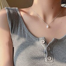 Pure Love樂芙 / 正韓 【N0773】韓系簡約S925純銀U形許願骨所骨鏈 短項鏈 / 銀 歷史價格詳細信息