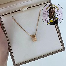 二手 寶格麗BVLGARI系列鏤空貝母 18K玫瑰金鑽石項鏈 CL858772 現貨 歷史價格詳細信息