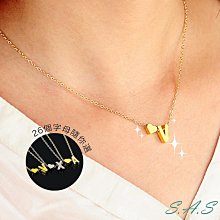 SAS 字母吊墜短款鎖骨鏈 韓國ins 鈦鋼簡約氣質多層金色項鏈女 情人節禮物 個性 歐美  PG46 歷史價格詳細信息