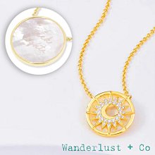 Wanderlust+Co 澳洲品牌 鑲鑽餃子金色項鍊 內鑲Lucky字款 Dumpling Gold 歷史價格詳細信息