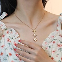 現貨直出 l   三花 白貝 項鏈 明星大牌同款妖 價格比較,價格查詢,歷史價格詳細信息