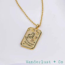 Wanderlust+Co 澳洲品牌 鑲鑽餃子金色項鍊 內鑲Lucky字款 Dumpling Gold 歷史價格詳細信息