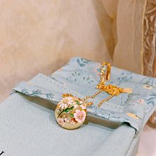 UU代購#Les Nereides 梵高鳶尾花系列 圓鉆粉紫花朵綠葉 開口戒指指環 法國法瑯飾品 歷史價格詳細信息