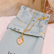 UU代購#Les Nereides 梵高鳶尾花系列 圓鉆粉紫花朵綠葉 開口戒指指環 法國法瑯飾品 歷史價格詳細信息