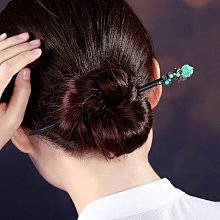 漢服飾配原創設計銅鍍K金漢服髮飾仿古珠寶髮釵紫晶簪子鎏金對簪 歷史價格詳細信息