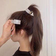 氣質減齡蝴蝶結繫帶圓點雪紡拼接A字修身連衣裙(黑M-3L)-A337熊衣褲語 歷史價格詳細信息