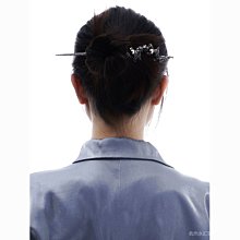 新中式月光石祥雲髮簪女夏高級感小眾設計盤髮簪子2023年新款髮飾 歷史價格詳細信息