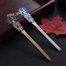 燒藍發簪明制發飾鳳凰合金簪子古裝盤發配飾保色古風發釵漢服頭飾 歷史價格詳細信息