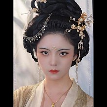 唐風超仙流蘇髮夾髮簪U釵發冠頭飾飾品組合古裝影視寫真髮飾配飾 歷史價格詳細信息