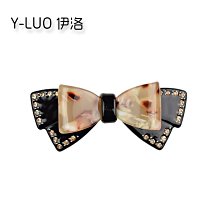 韓版水鉆發卡女2024新款成人後腦勺盤發中號鯊魚夾發夾半紮發抓夾 歷史價格詳細信息