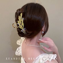 麥穗抓夾女大號髮夾發卡2023年新款高端夾子後腦勺鯊魚夾頭飾 歷史價格詳細信息