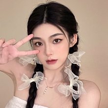 網紗飄帶花朵髮簪古風簪子氣質蝴蝶結頭飾超仙絲巾高級感髮帶髮飾凌雲閣髮飾 歷史價格詳細信息