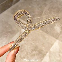 現貨發夾女韓國成人頂夾水鉆頭飾優雅發卡彈簧夾橫夾后腦勺盤發馬尾夾 歷史價格詳細信息